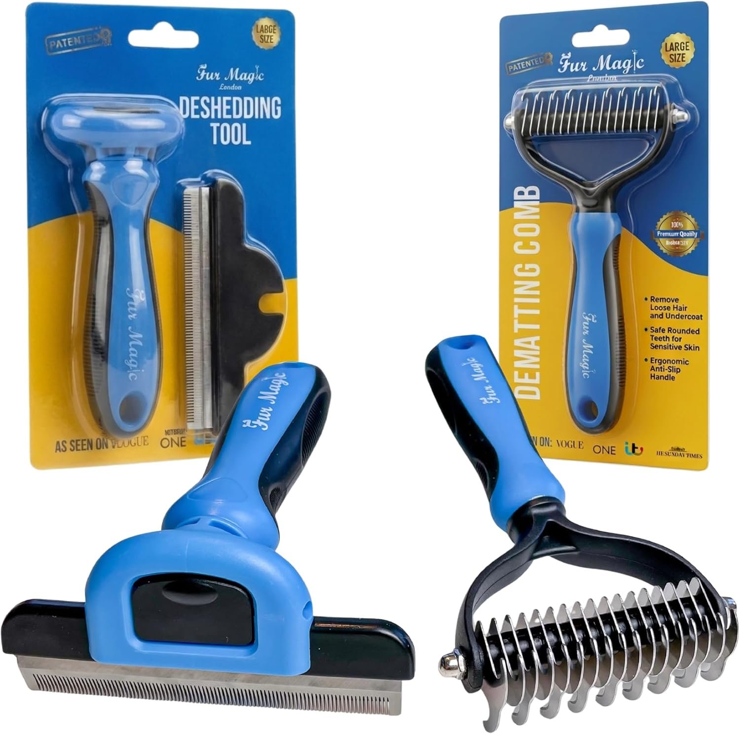 Dog dematting tool